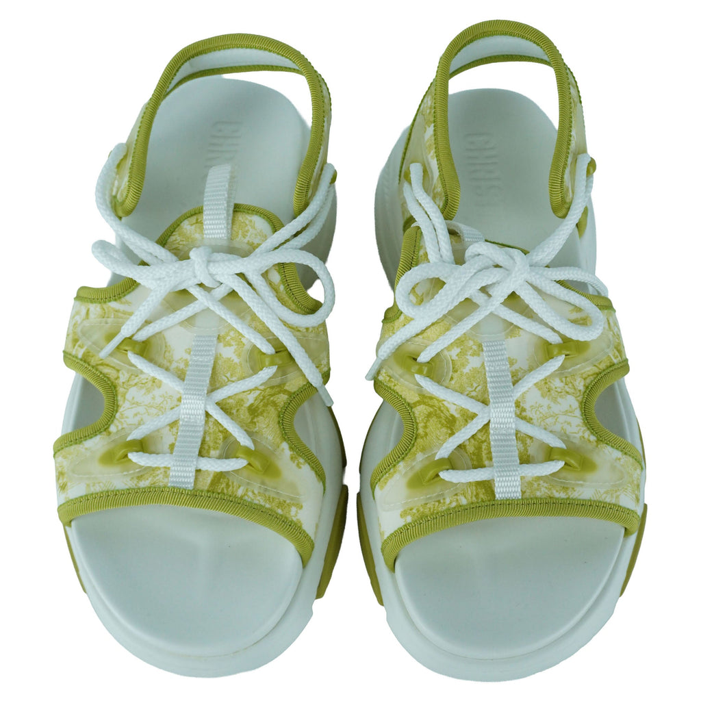 Women's Christian Dior Light Green D-Connect Sandals