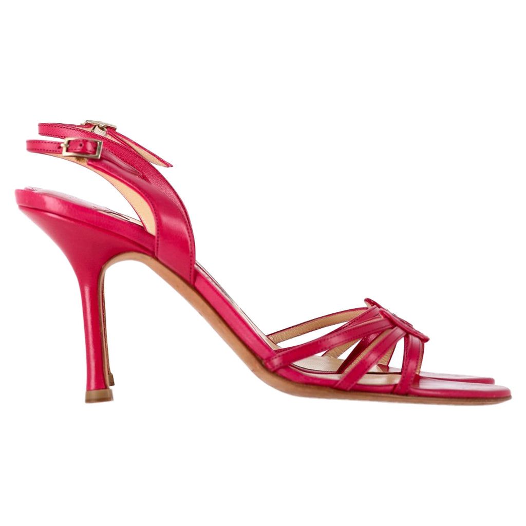 Jimmy Choo Slingback Sandals in Red Leather