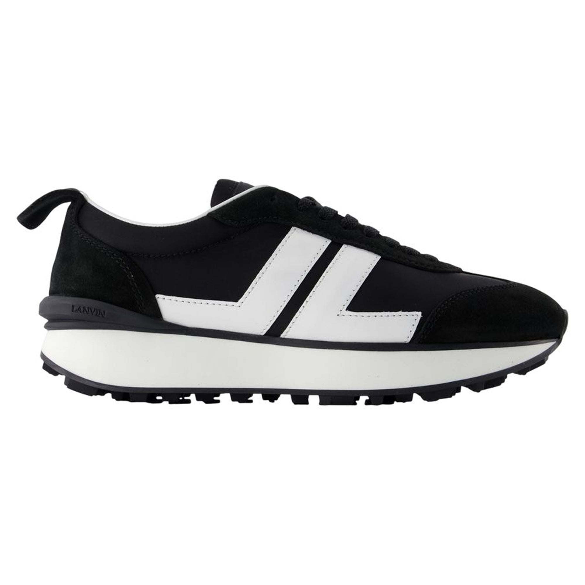 Women's Bumpr Sneakers - Lanvin - Leather - Black