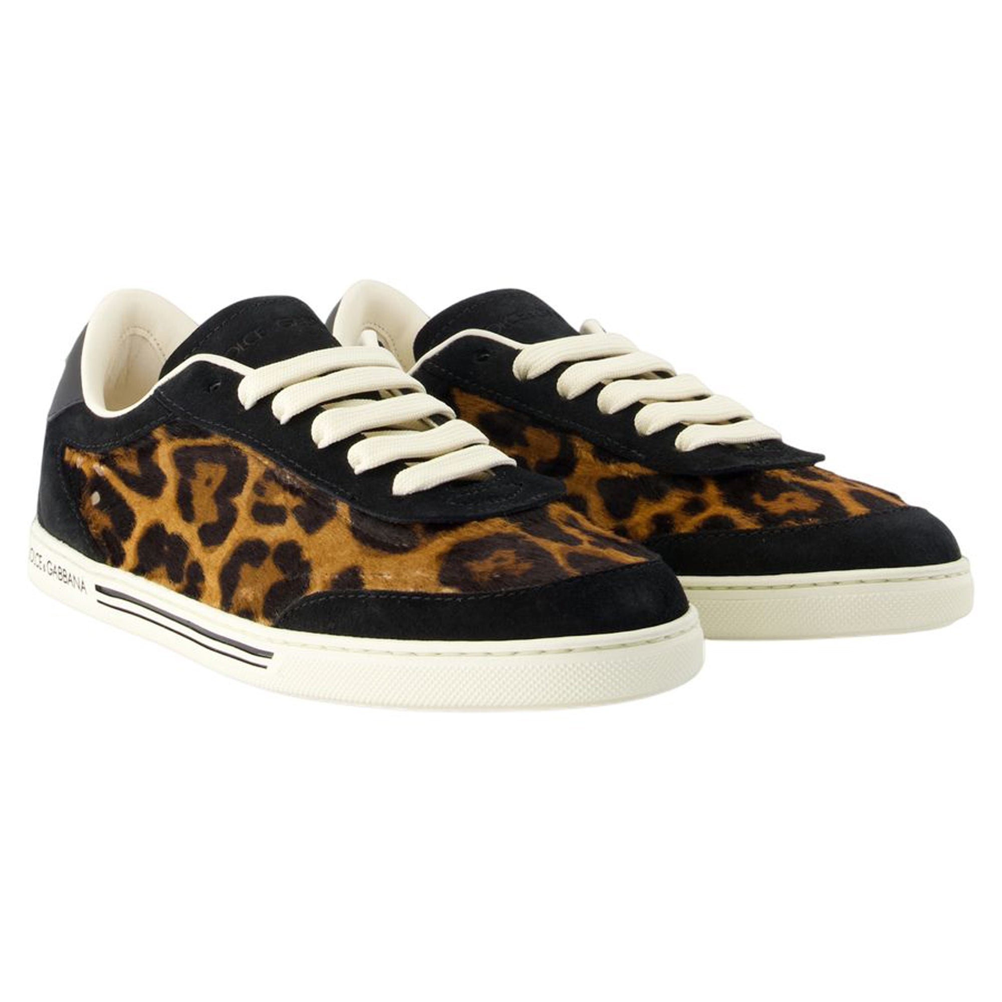 Women's Bassa Sneakers - Dolce&Gabbana - Leather - Black