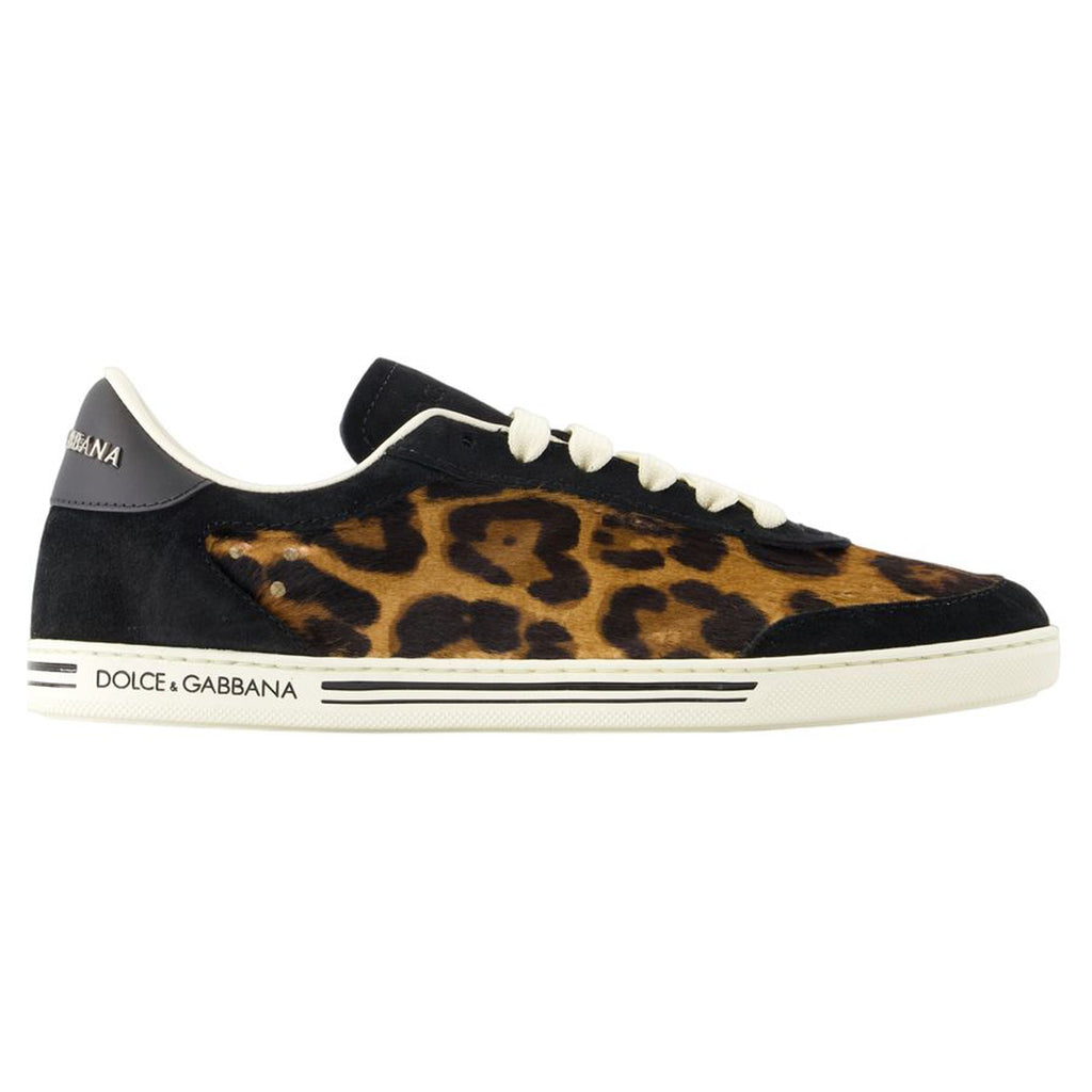 Women's Bassa Sneakers - Dolce&Gabbana - Leather - Black