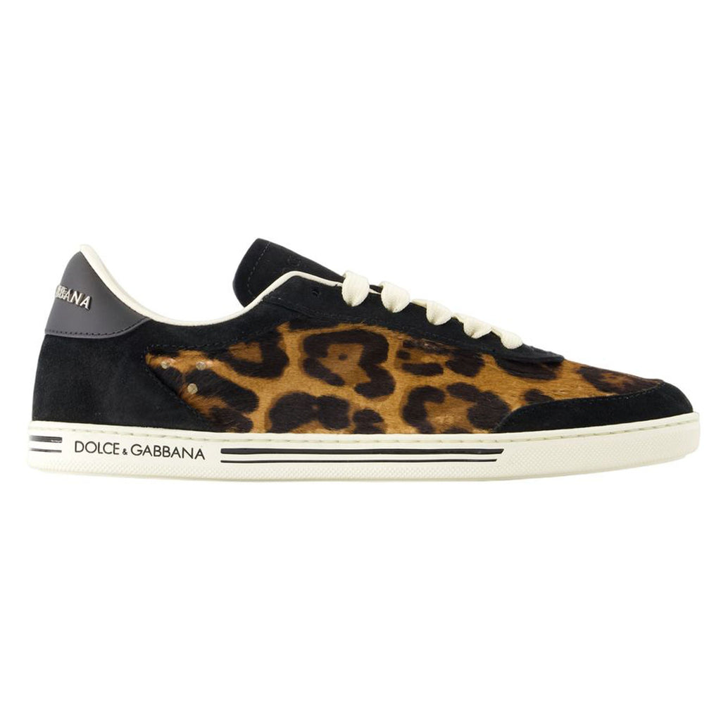 Women's Bassa Sneakers - Dolce&Gabbana - Leather - Black
