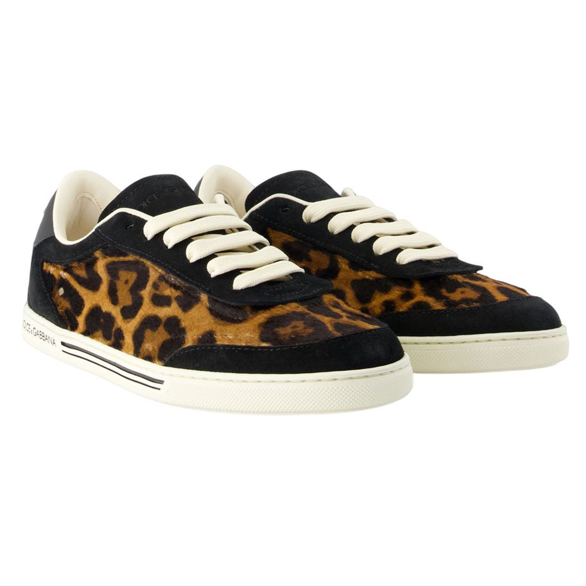 Women's Bassa Sneakers - Dolce&Gabbana - Leather - Black