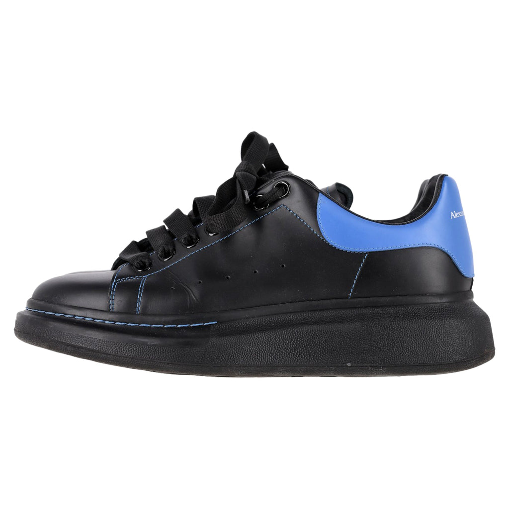Alexander McQueen Oversized Sneakers in Black Leather