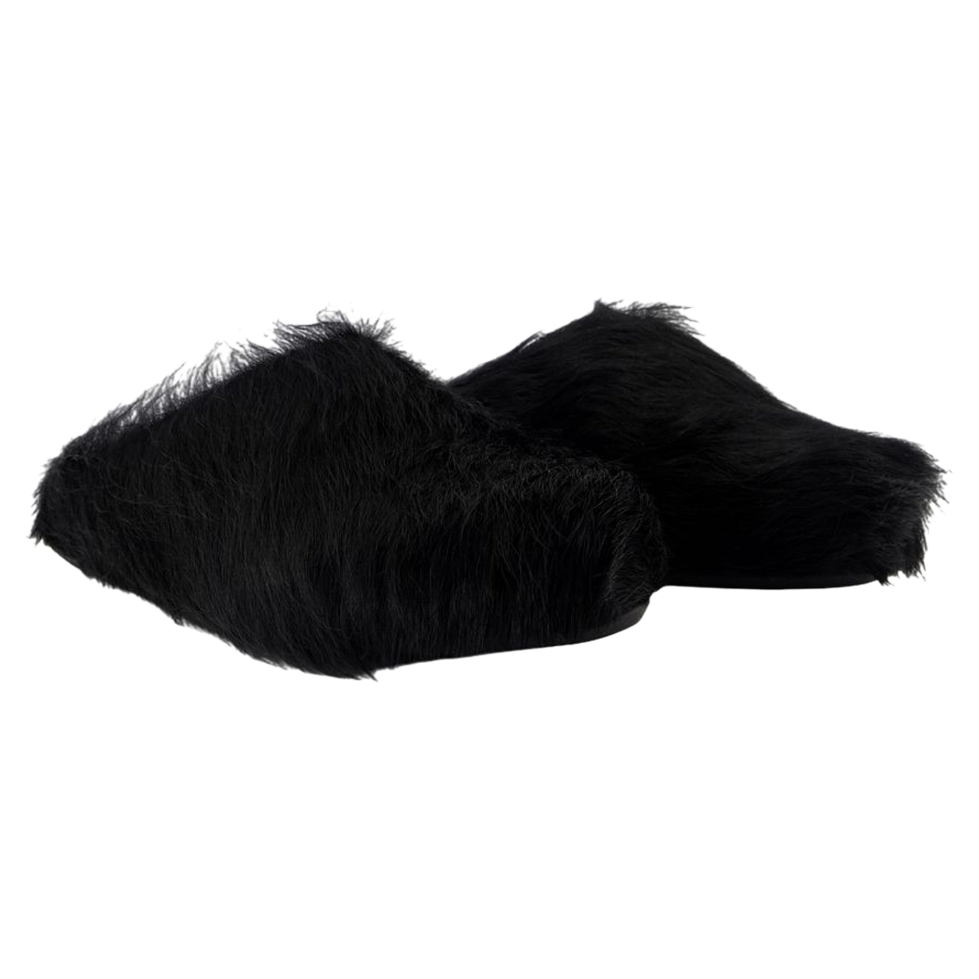Women's Fussbett Sabot Mules - Marni - Leather - Black