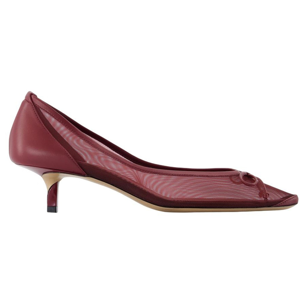 Women's Tourni B Pumps - Jacquemus - Leather - Burgundy