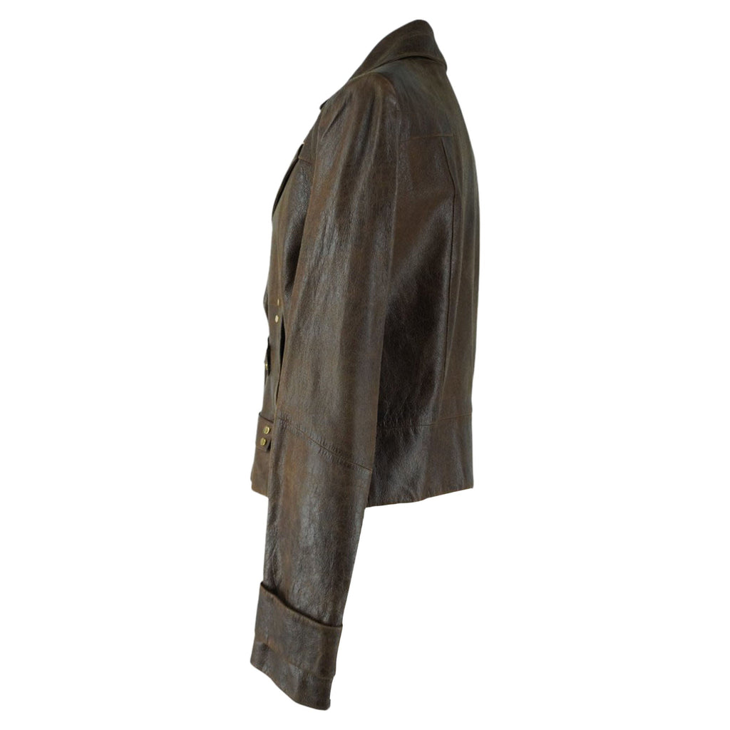 TOM FORD Brown Lamb Leather Jacket