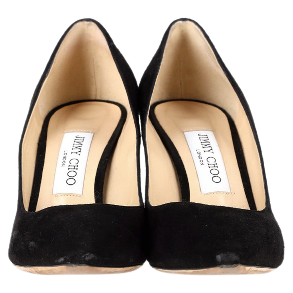 Women's Jimmy Choo Romy 85 Pumps in Black Suede