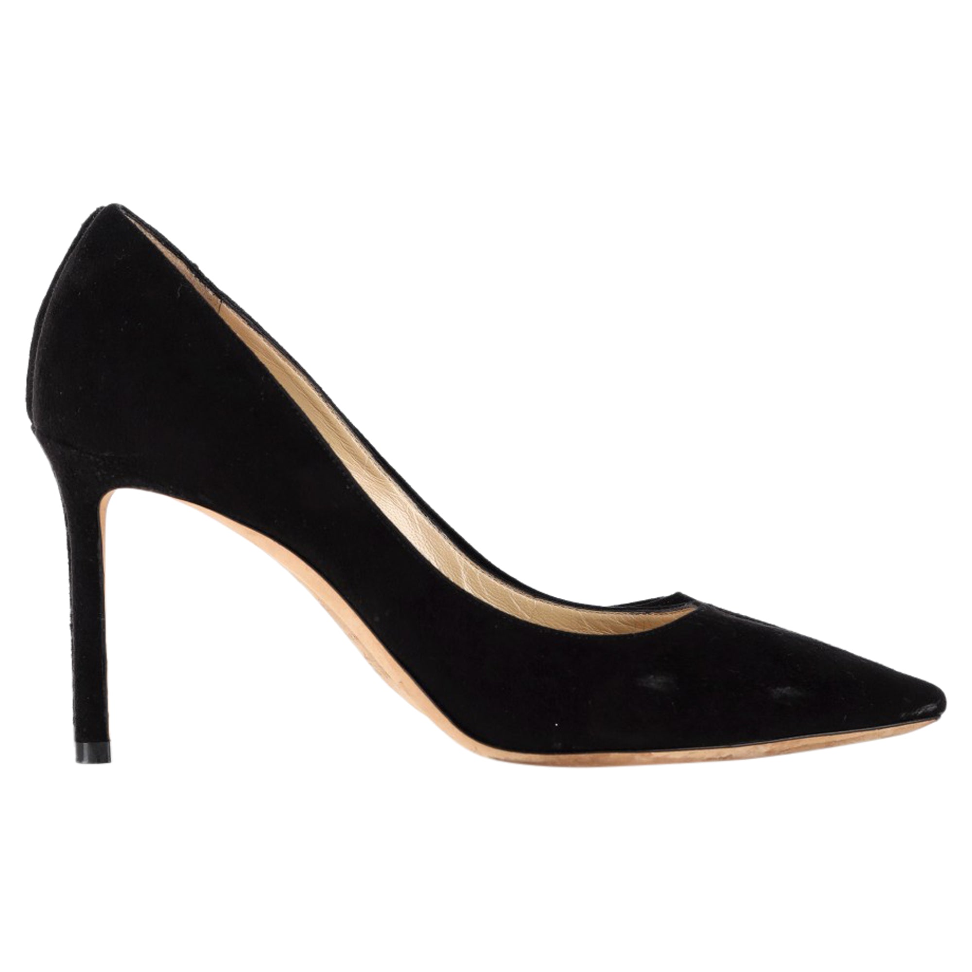 Women's Jimmy Choo Romy 85 Pumps in Black Suede