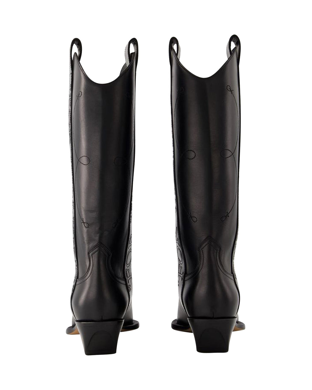 For Walking Boots - Off White - Leather - Black
