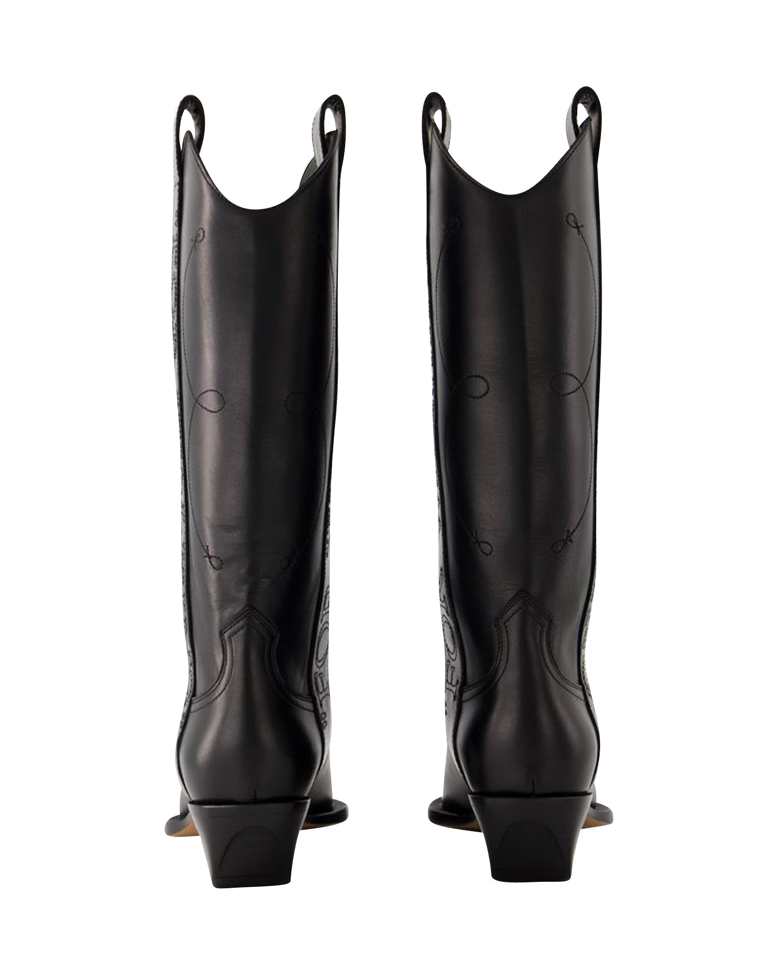 For Walking Boots - Off White - Leather - Black