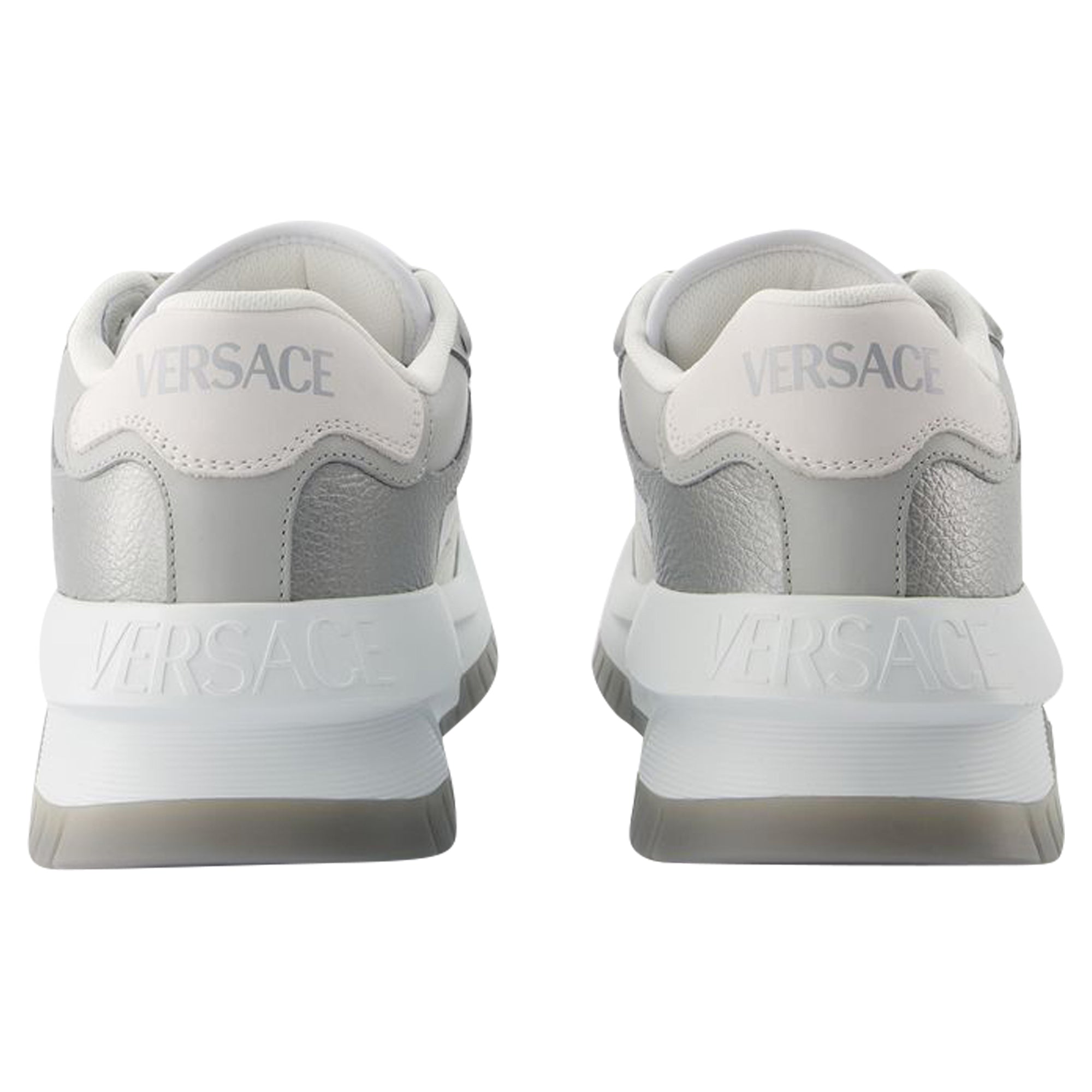 Odissea Sneakers - Versace - Leather - Grey/Black