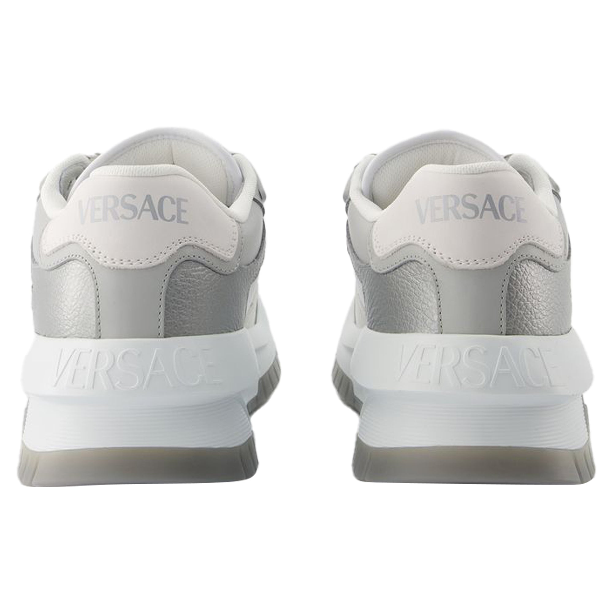 Odissea Sneakers - Versace - Leather - Grey/Black
