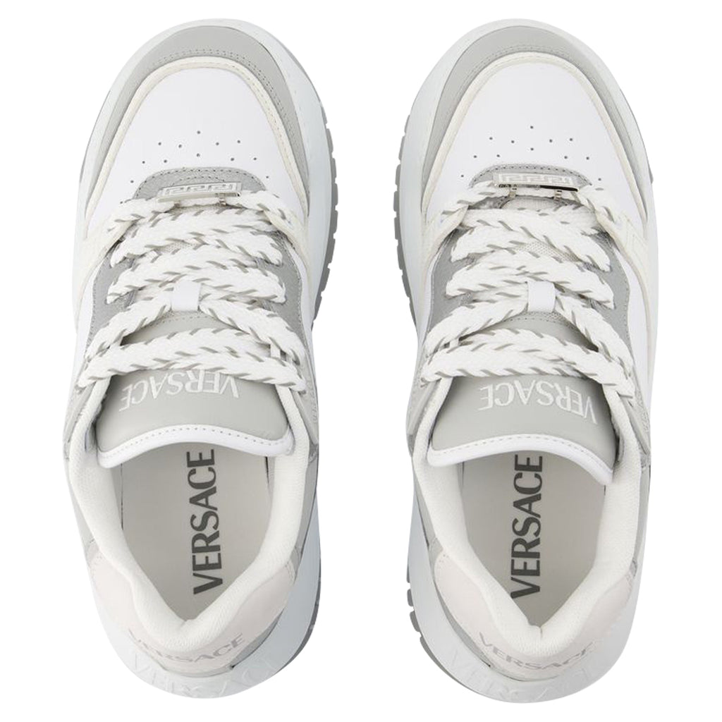 Odissea Sneakers - Versace - Leather - Grey/Black