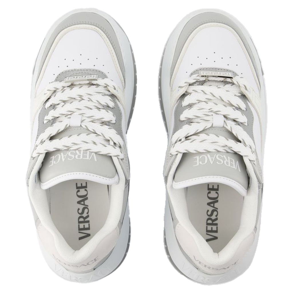 Odissea Sneakers - Versace - Leather - Grey/Black