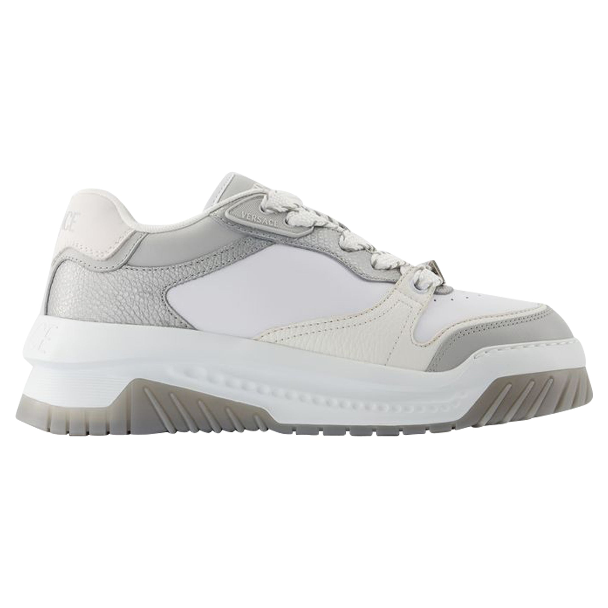 Odissea Sneakers - Versace - Leather - Grey/Black