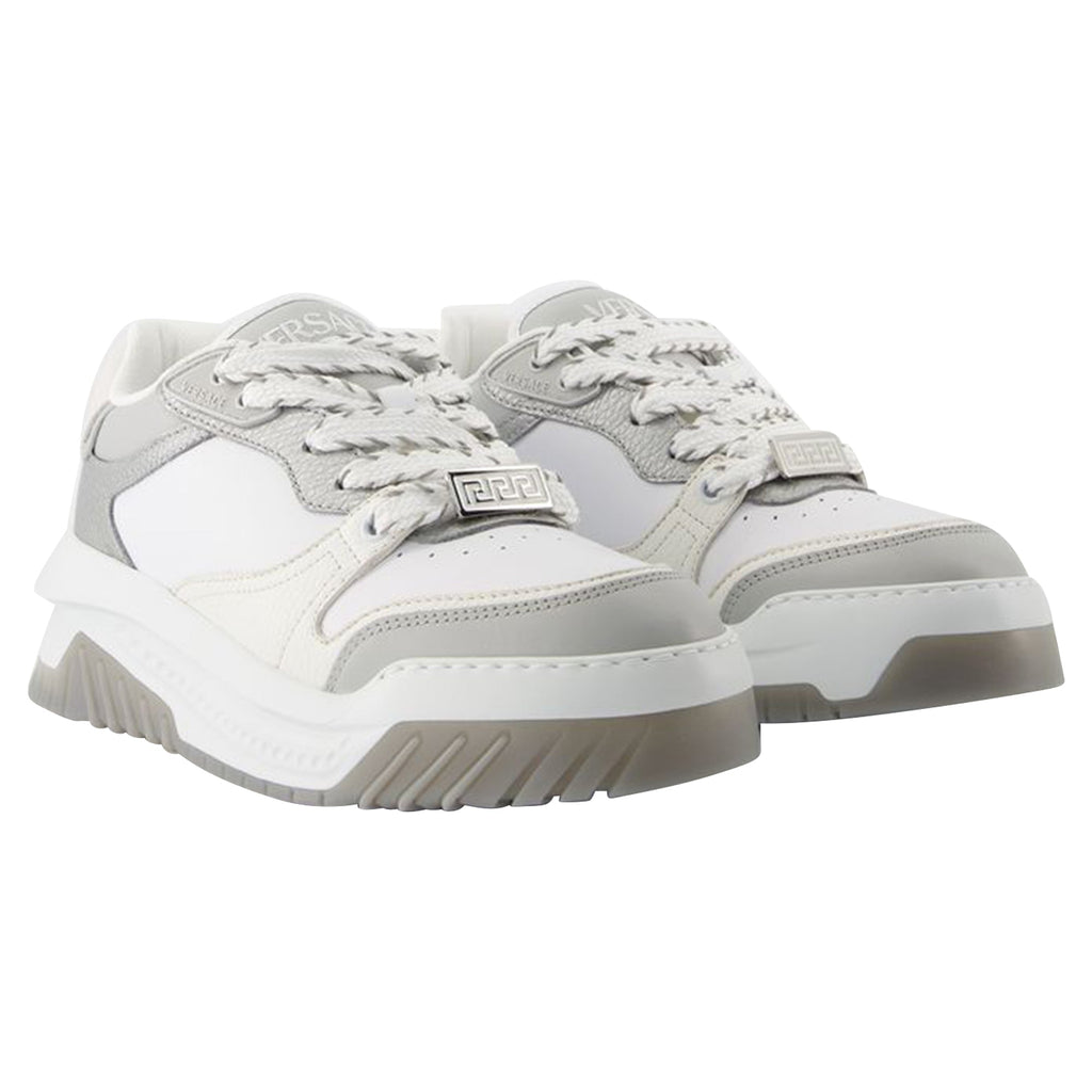 Odissea Sneakers - Versace - Leather - Grey/Black