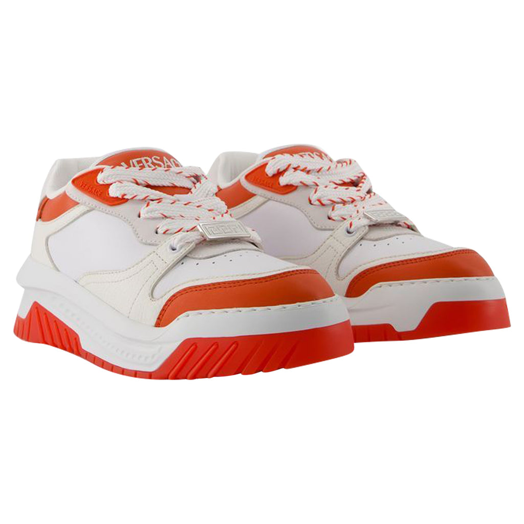 Odissea Sneakers - Versace - Leather - White