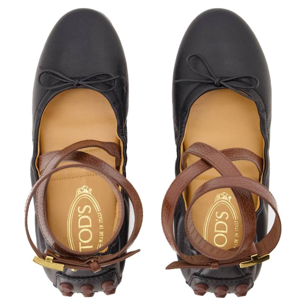 Women's Gommini Ballerinas - Tod's - Leather - Black