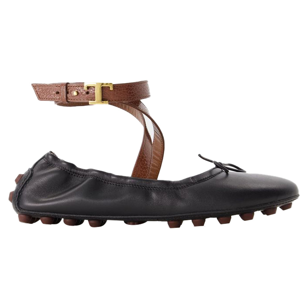Women's Gommini Ballerinas - Tod's - Leather - Black