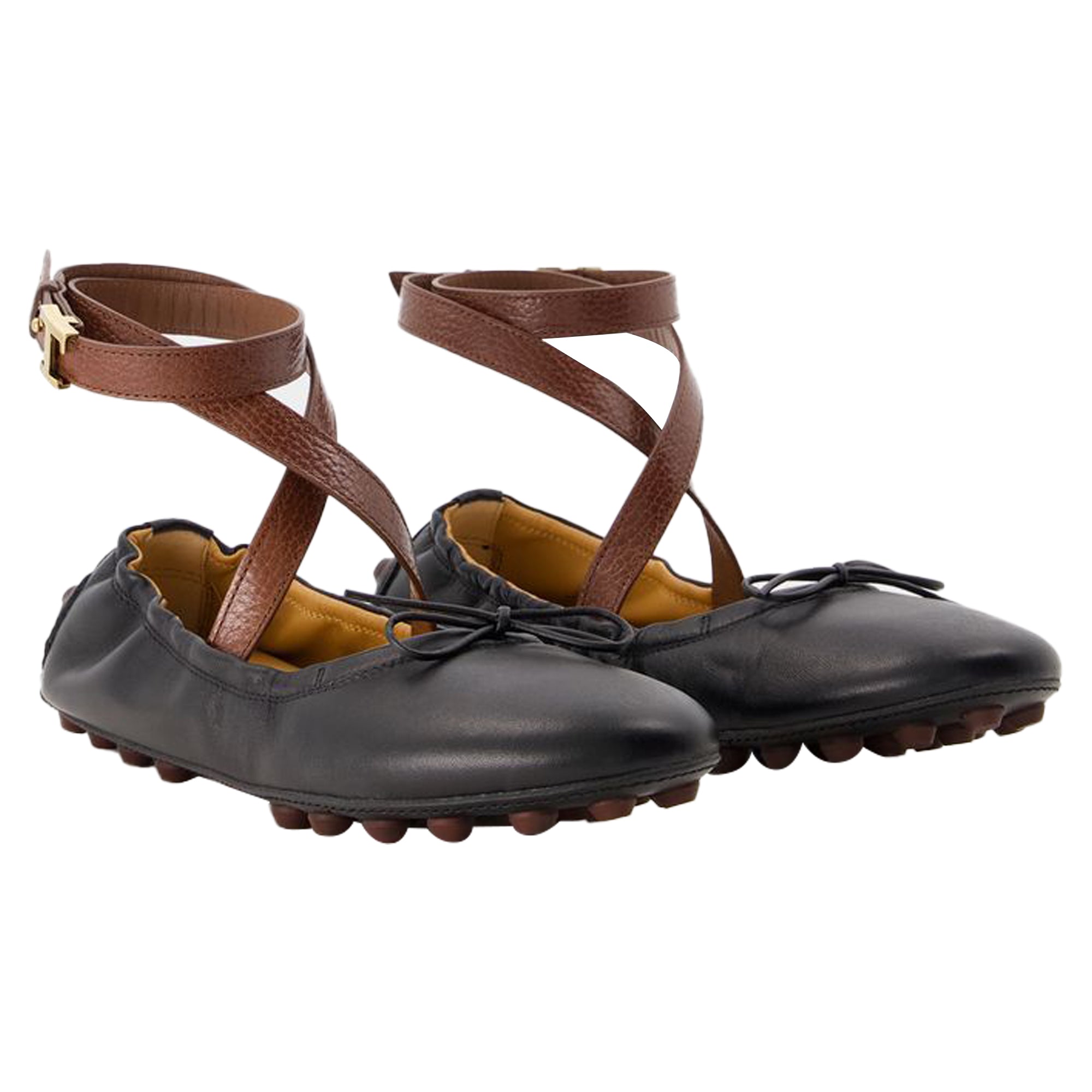 Women's Gommini Ballerinas - Tod's - Leather - Black