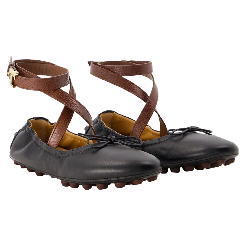 Women's Gommini Ballerinas - Tod's - Leather - Black