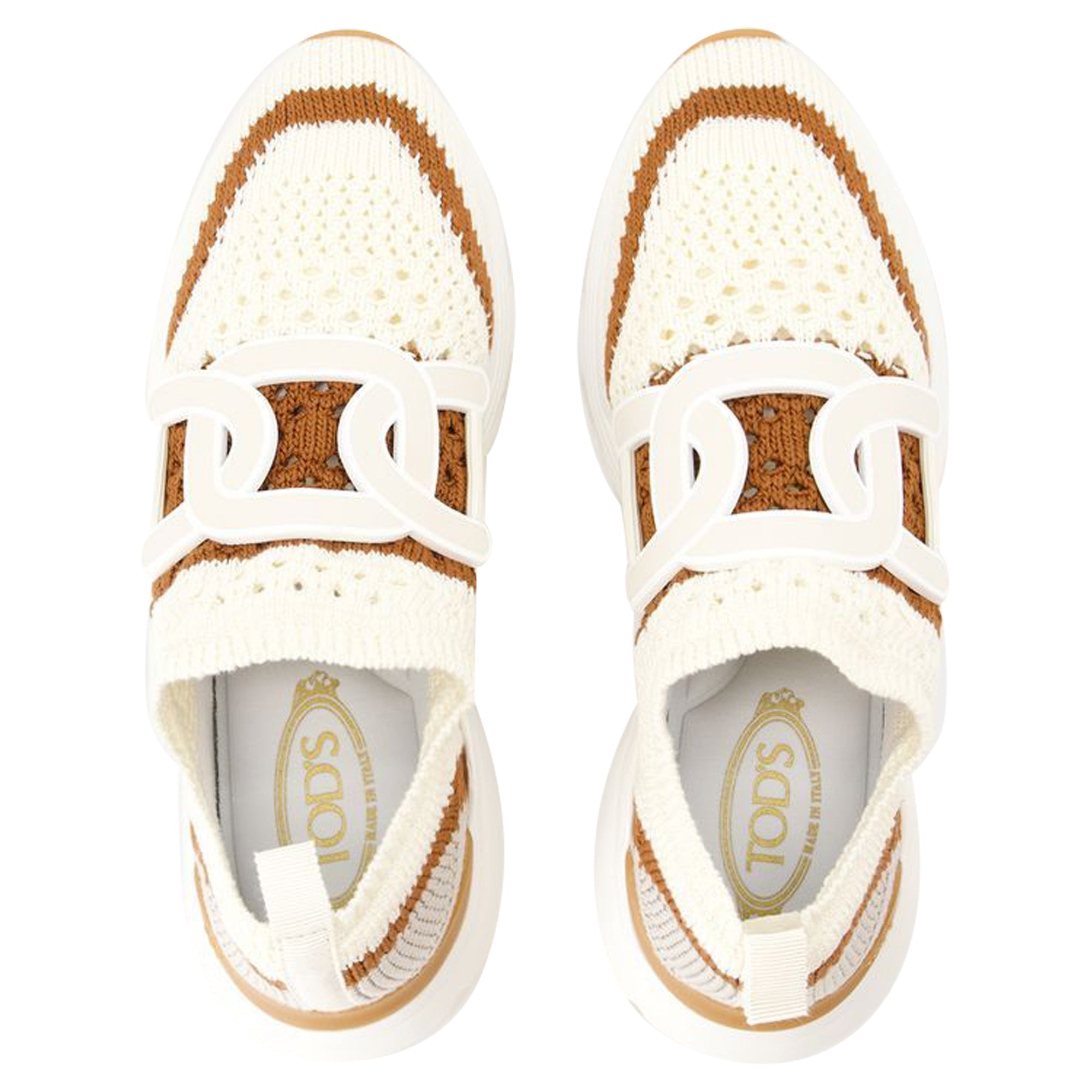 Women's Kate Sneakers - Tod's - Canvas - Beige