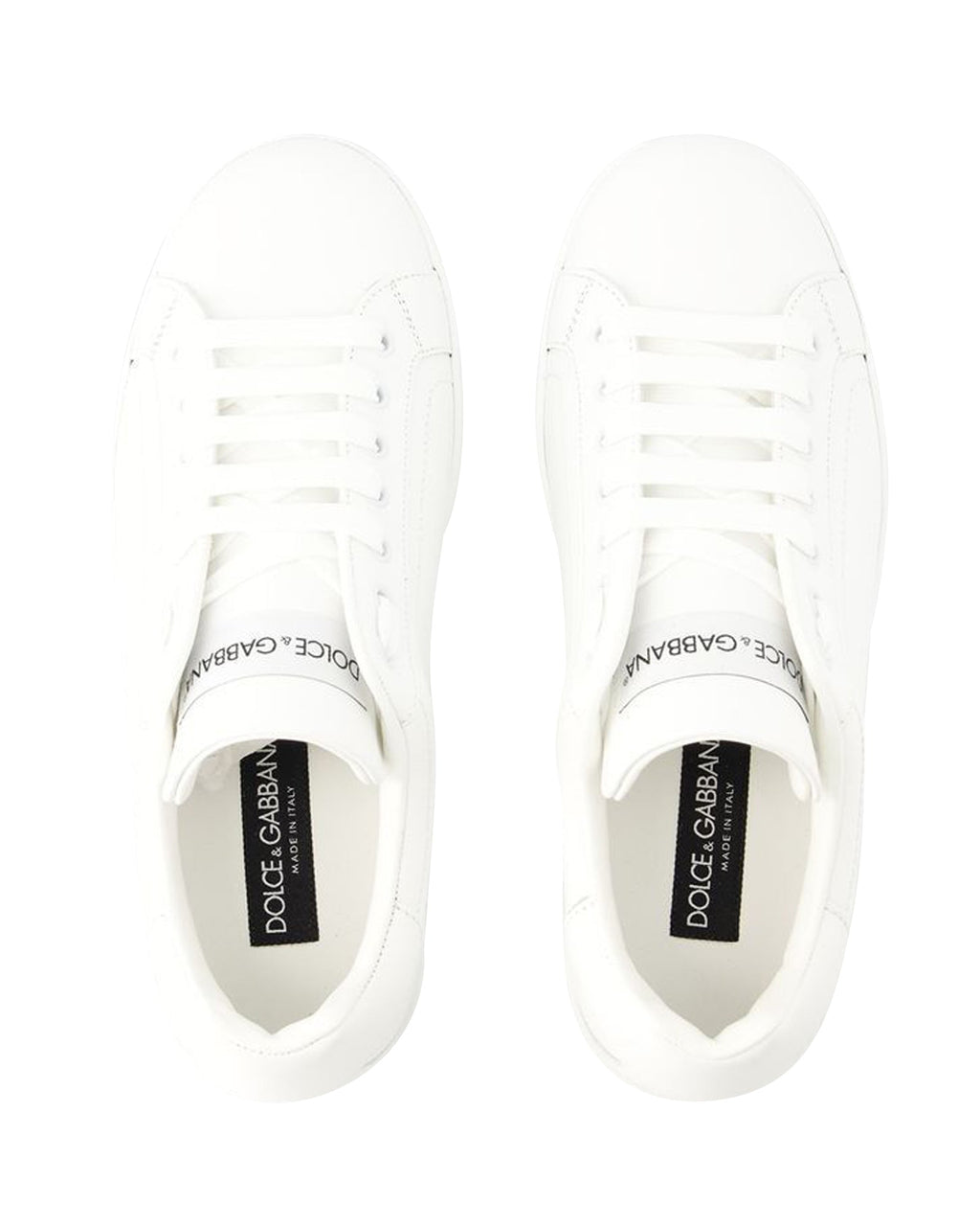 Men's Portofino Sneakers - Dolce&Gabbana - Leather - White