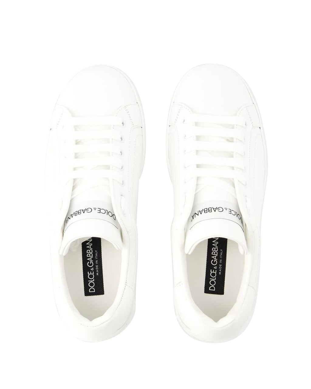 Men's Portofino Sneakers - Dolce&Gabbana - Leather - White