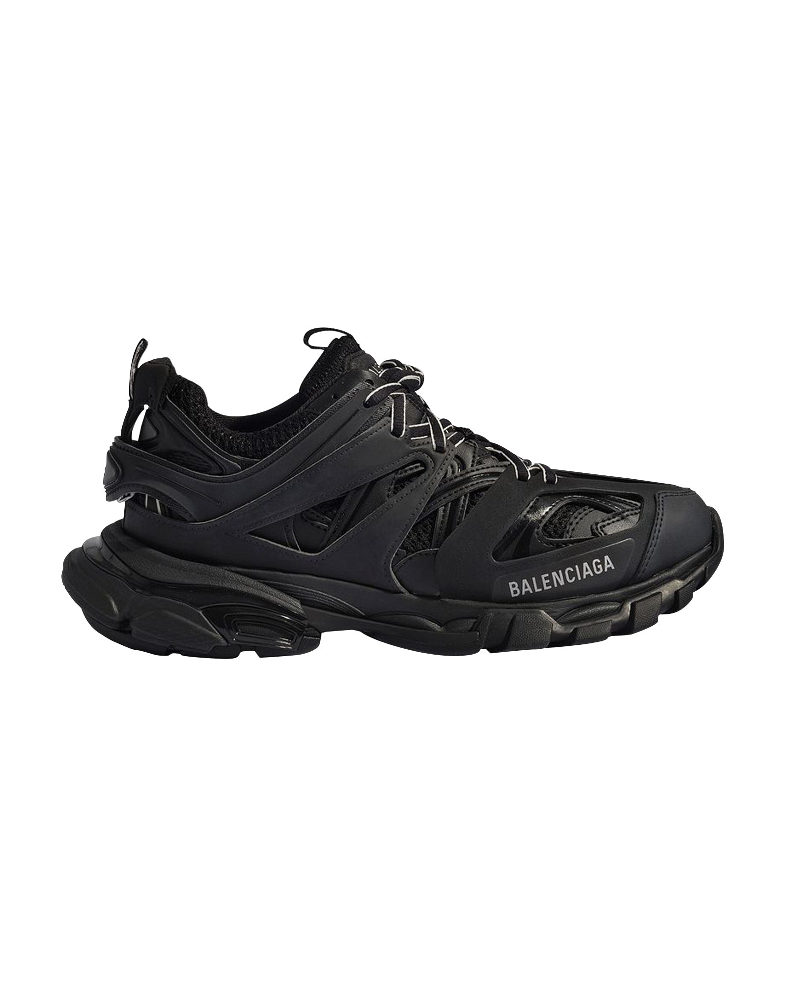 Women's Track Sneaker in Black