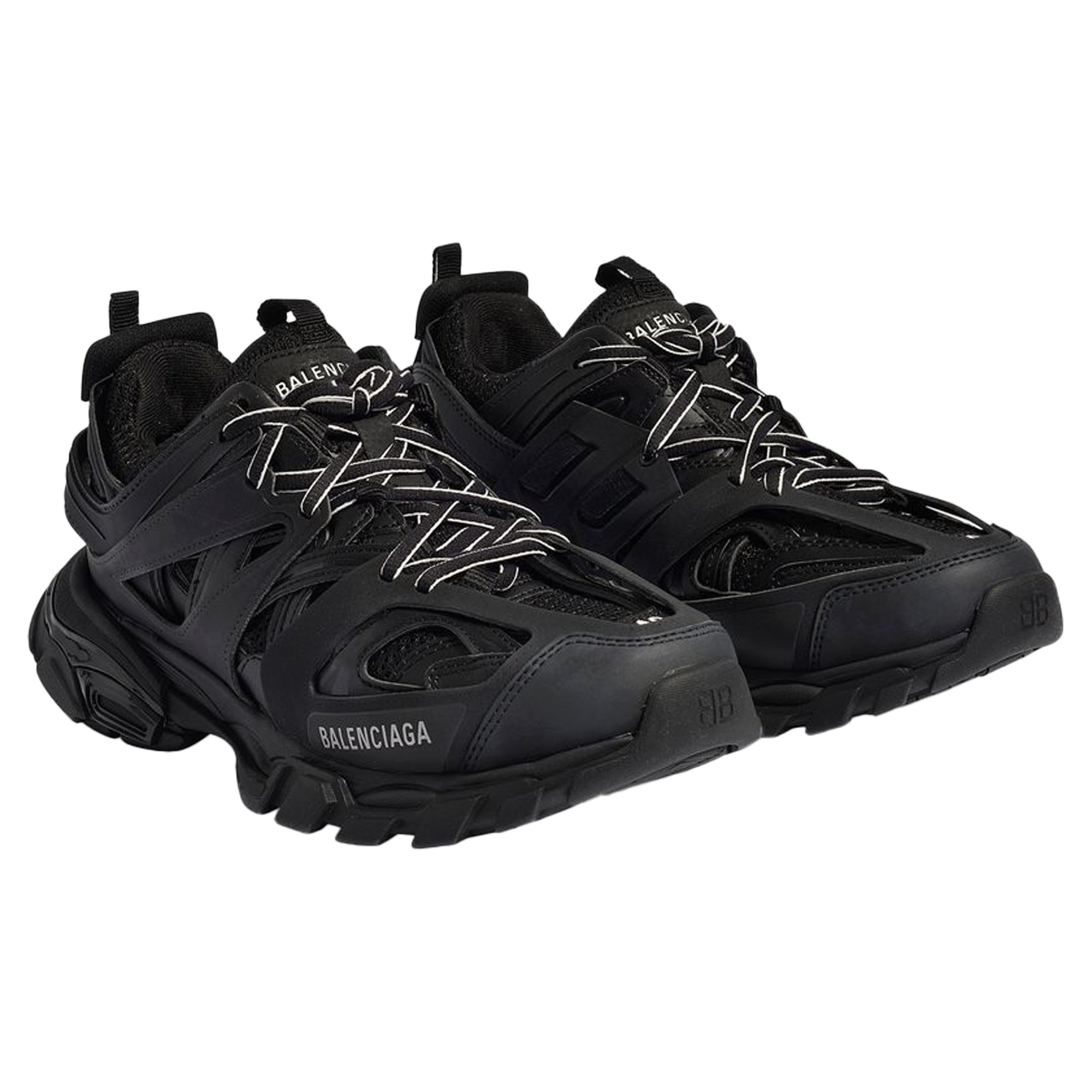 Women's Track Sneaker in Black