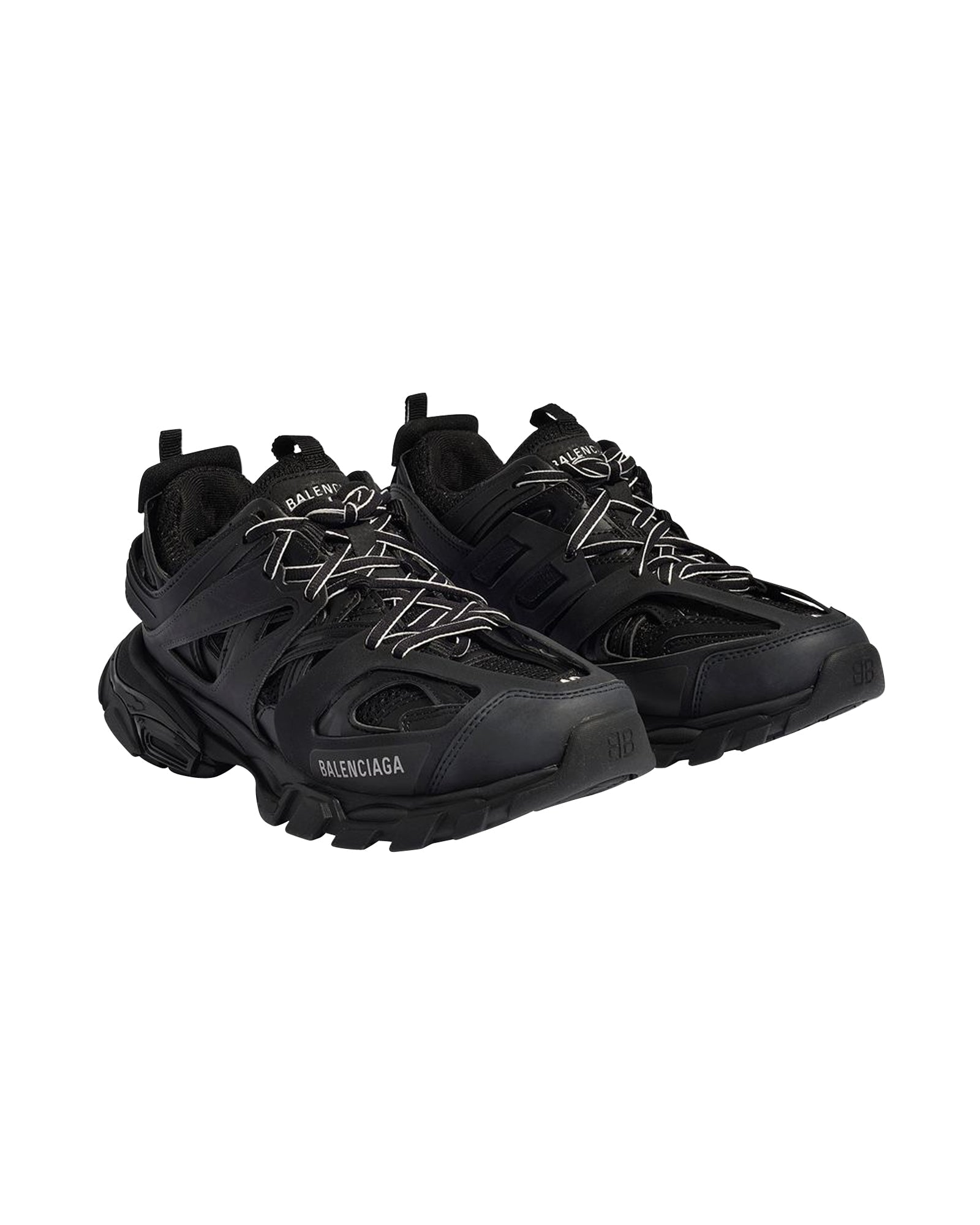 Women's Track Sneaker in Black