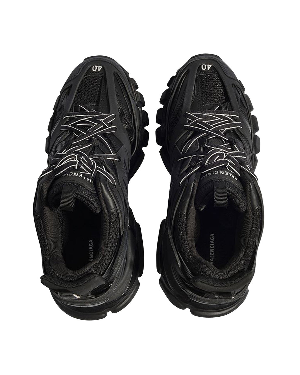 Women's Track Sneaker in Black