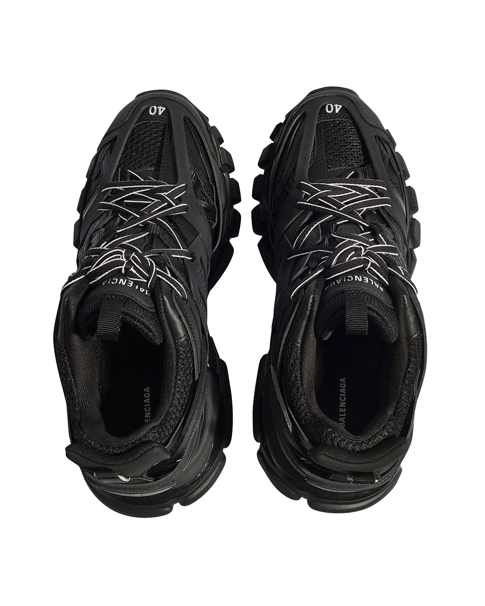 Women's Track Sneaker in Black