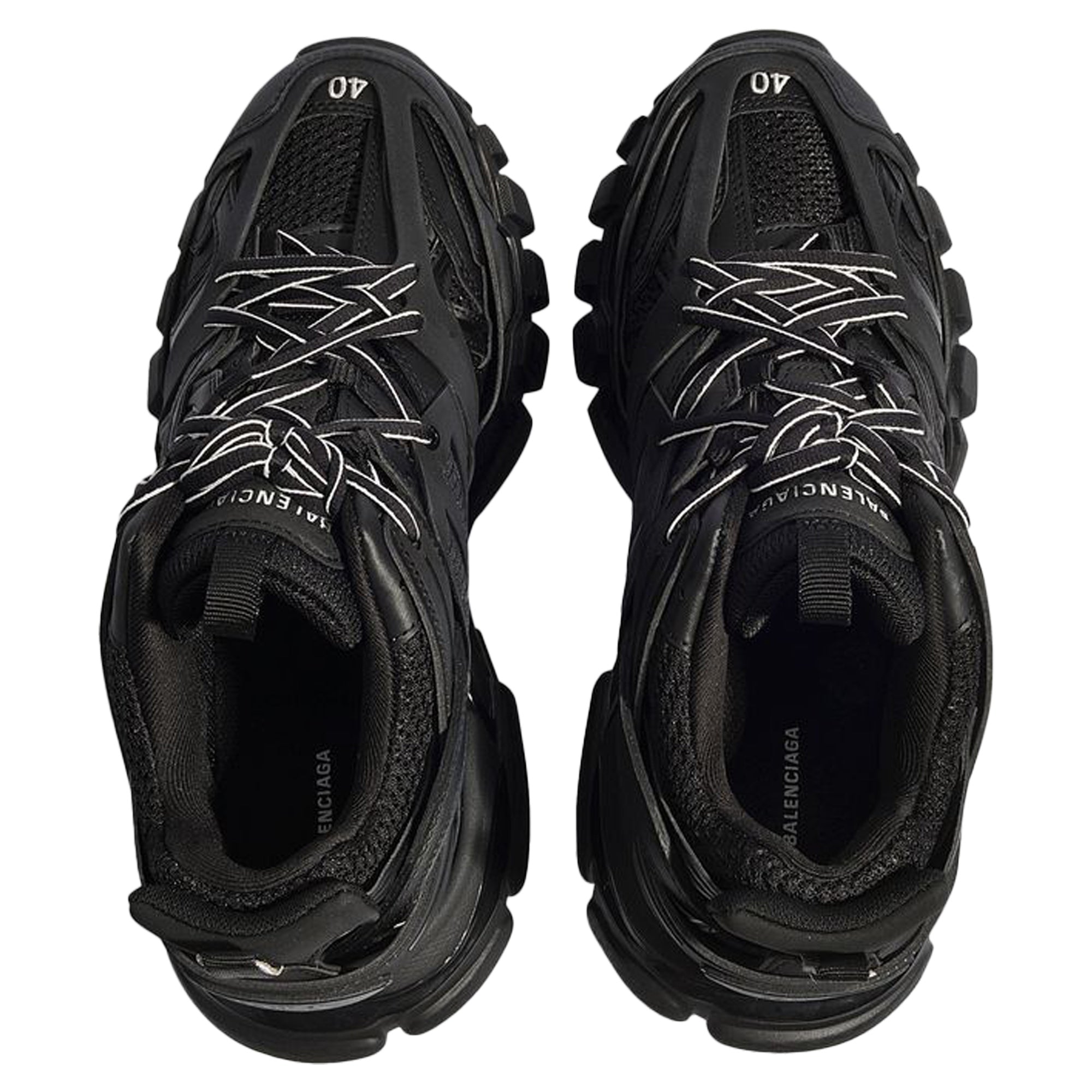 Women's Track Sneaker in Black