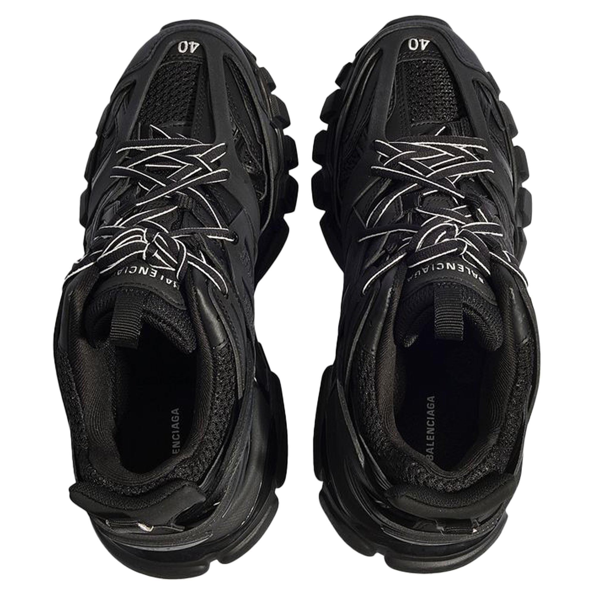 Women's Track Sneaker in Black