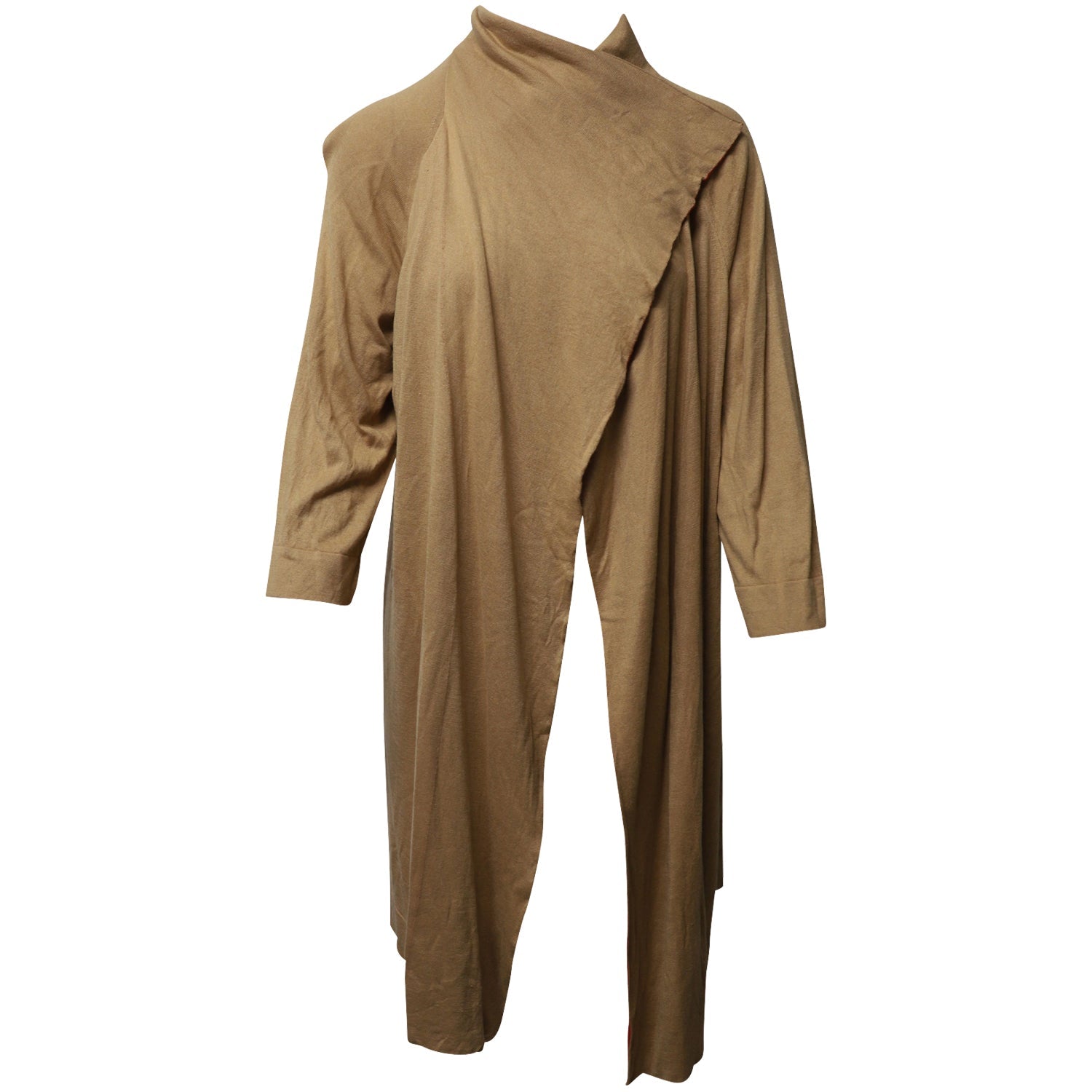 Maxmara Long Knitted igan in Beige Silk