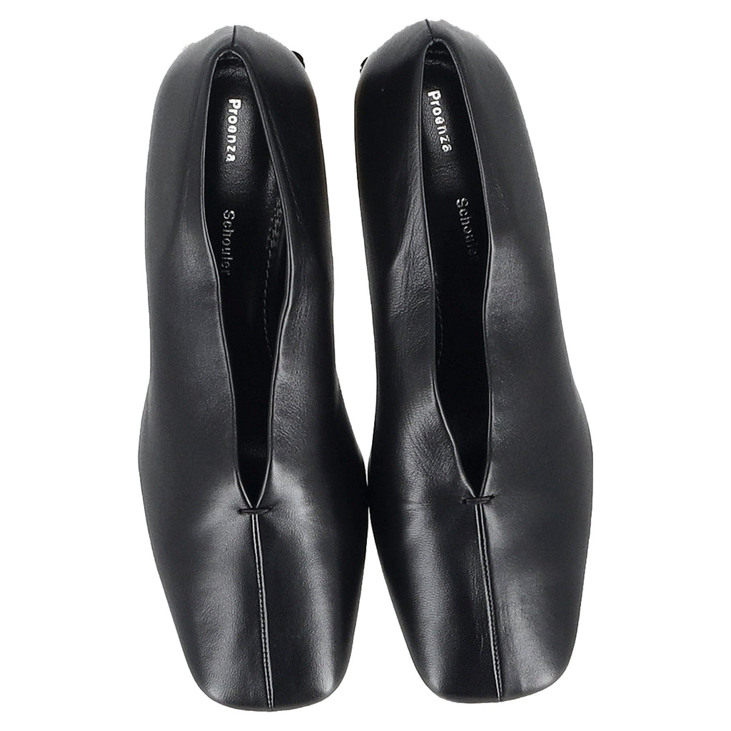 Proenza Schouler Block Heel Pumps In Black Leather