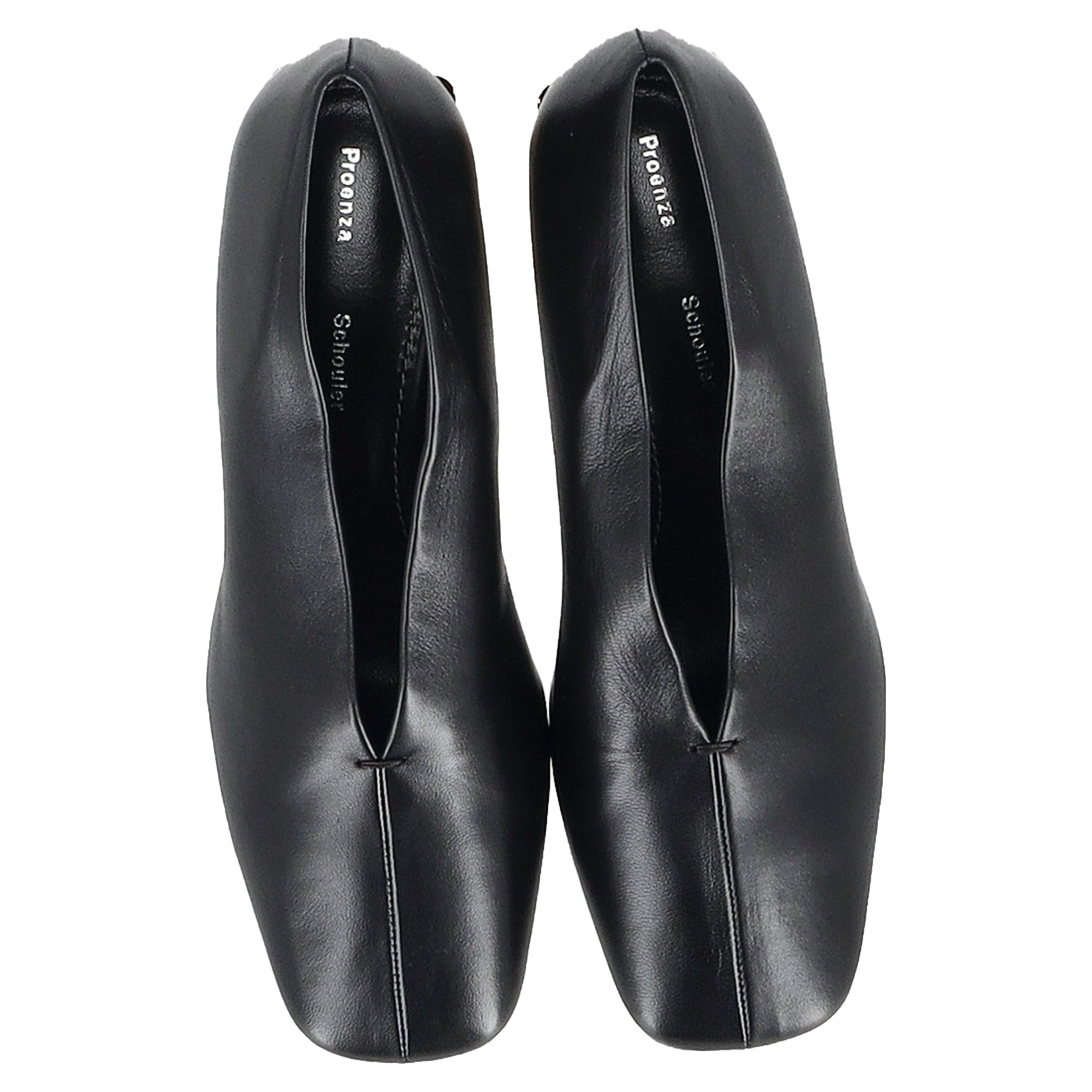 Proenza Schouler Block Heel Pumps In Black Leather