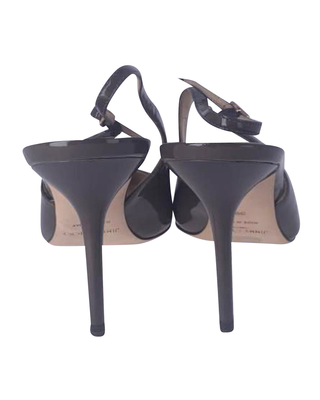 Jimmy Choo Slingback Heels in Brown Leather
