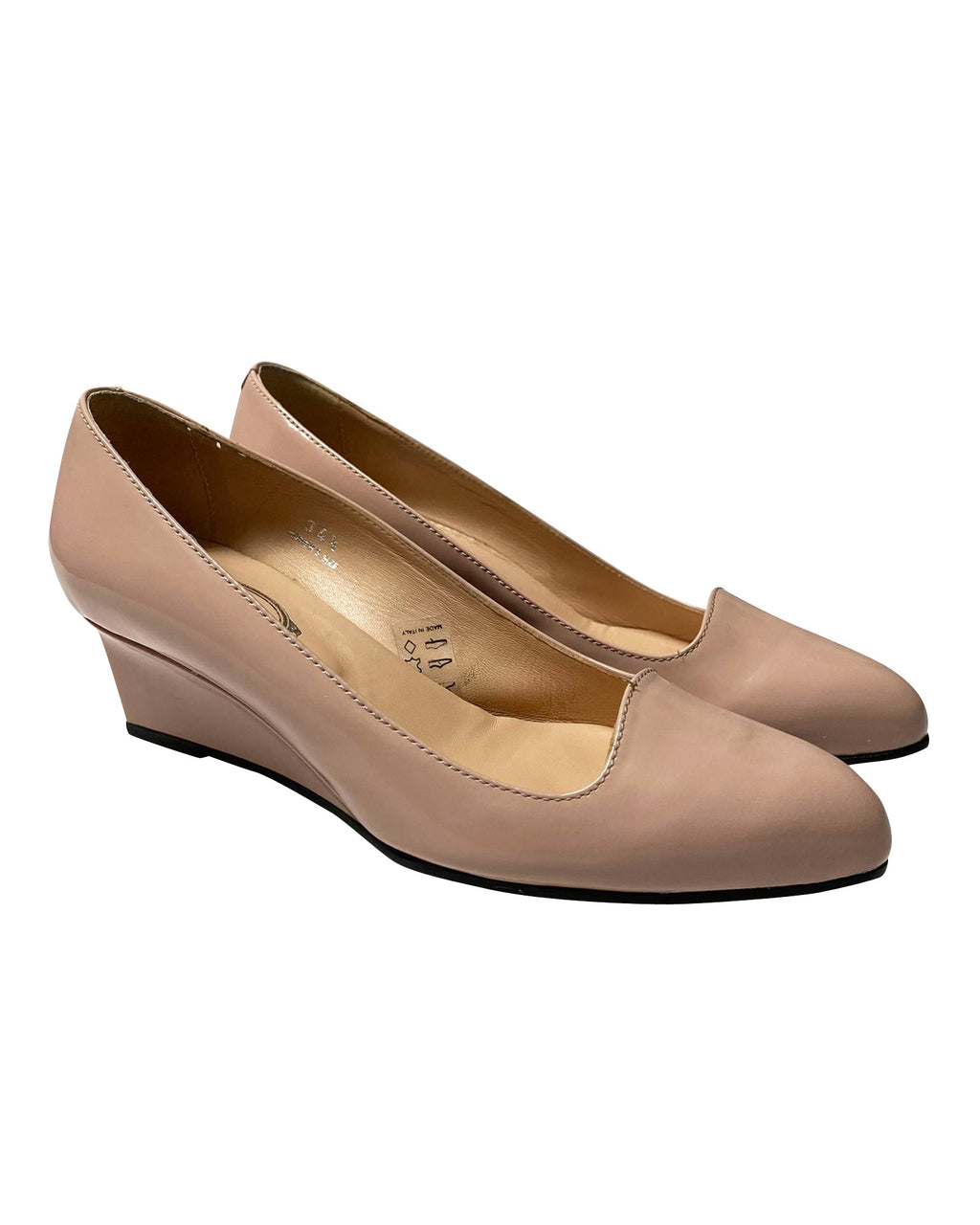 Women's Tod's Pointed Wedge in Pink Leather