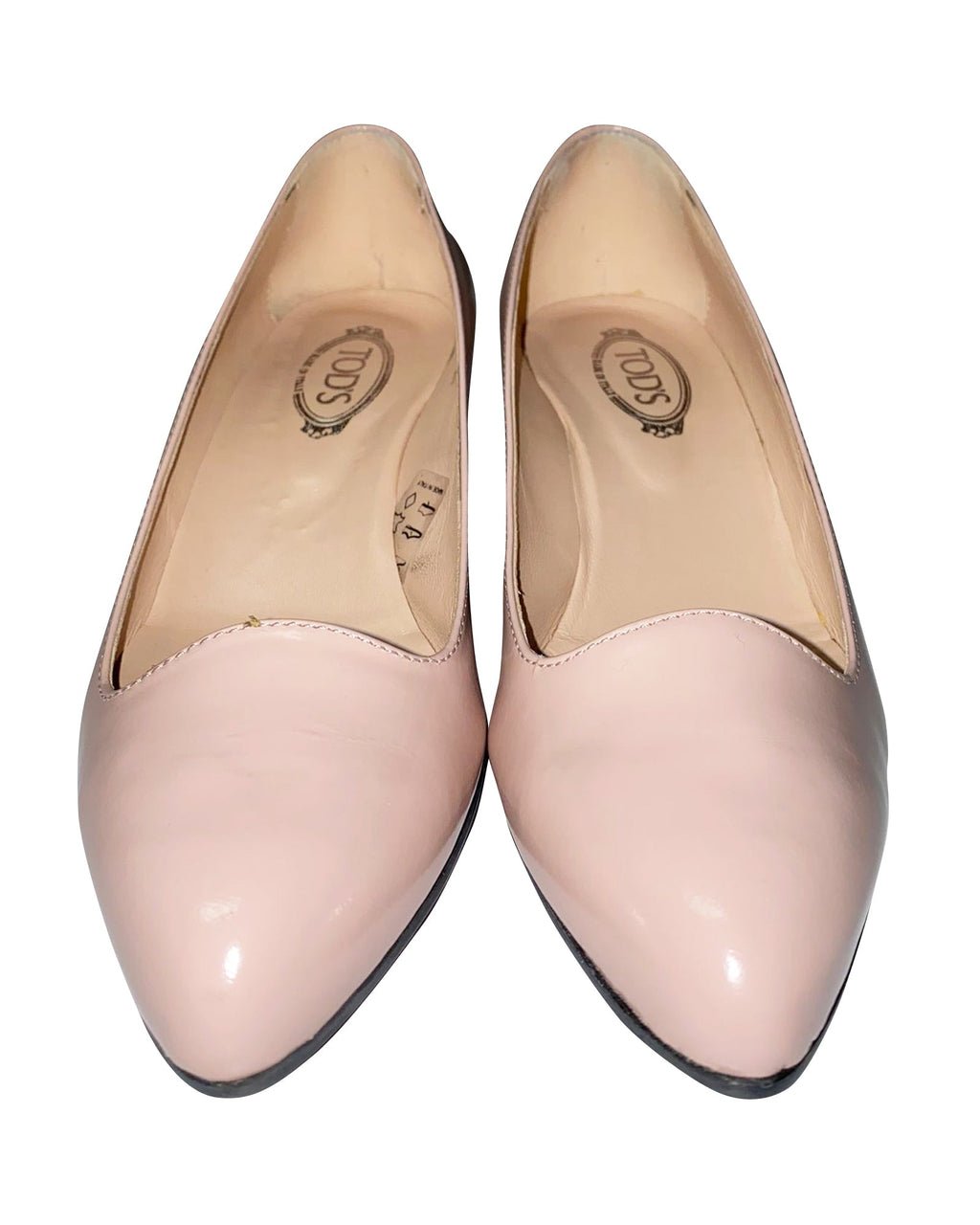 Women's Tod's Pointed Wedge in Pink Leather