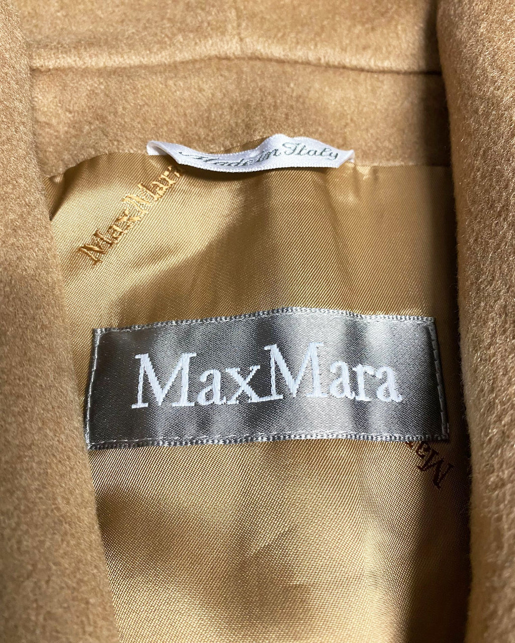 Max Mara Hooded Coat in Brown Cashmere