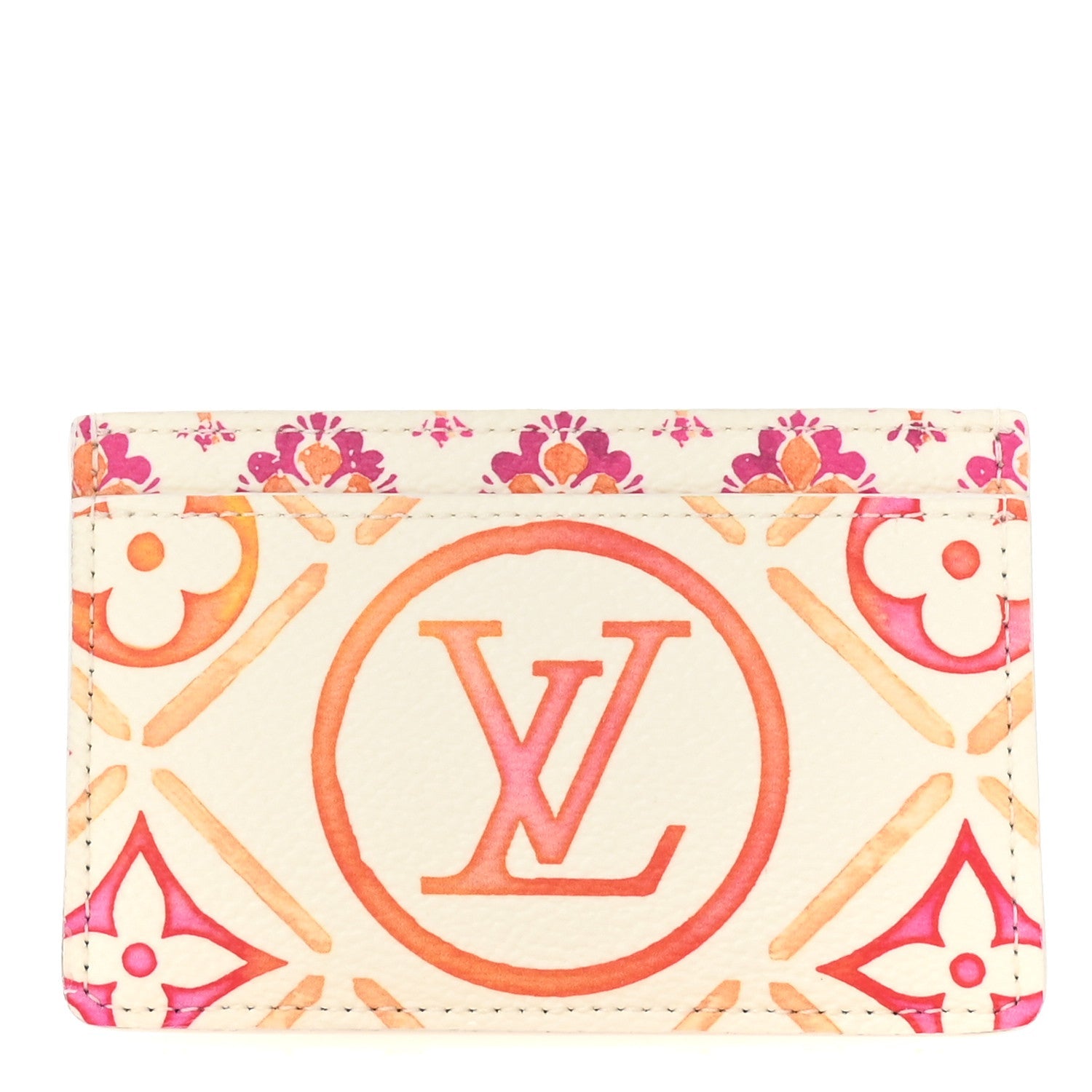 Monogram Tiles By The Pool  Holder Coral