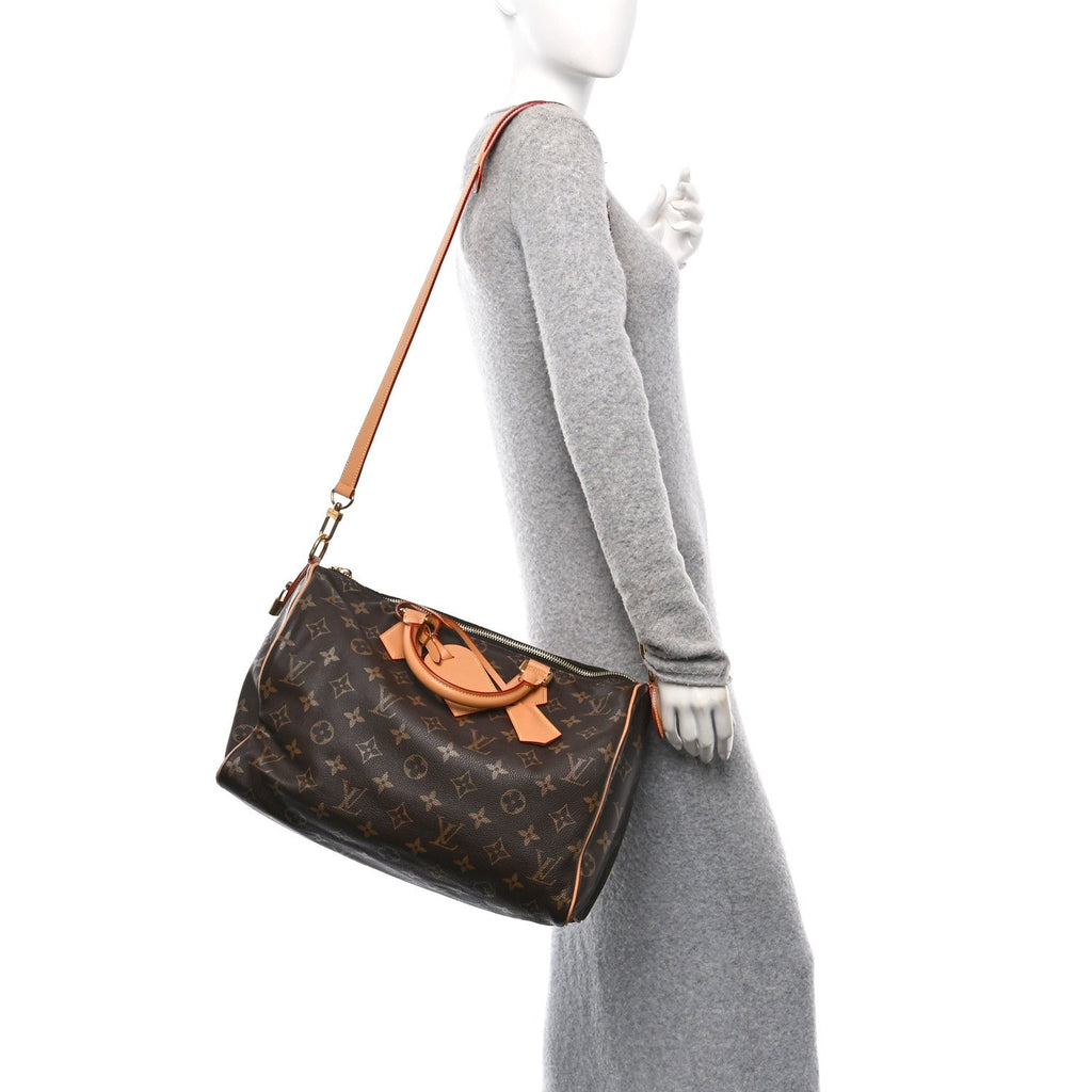 Calfskin Monogram Speedy P9 Bandouliere 40