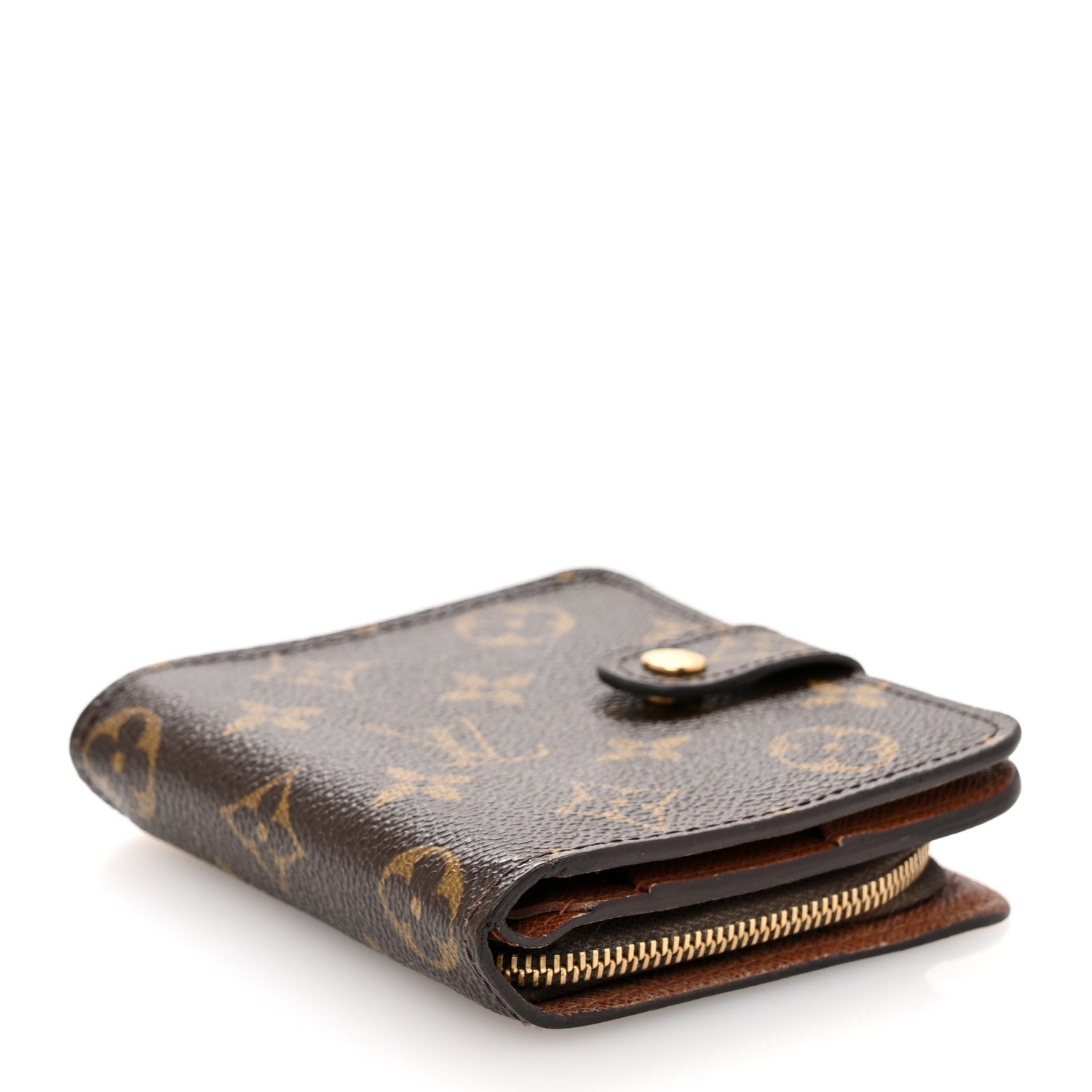 Monogram Compact Zippe Zipped Wallet