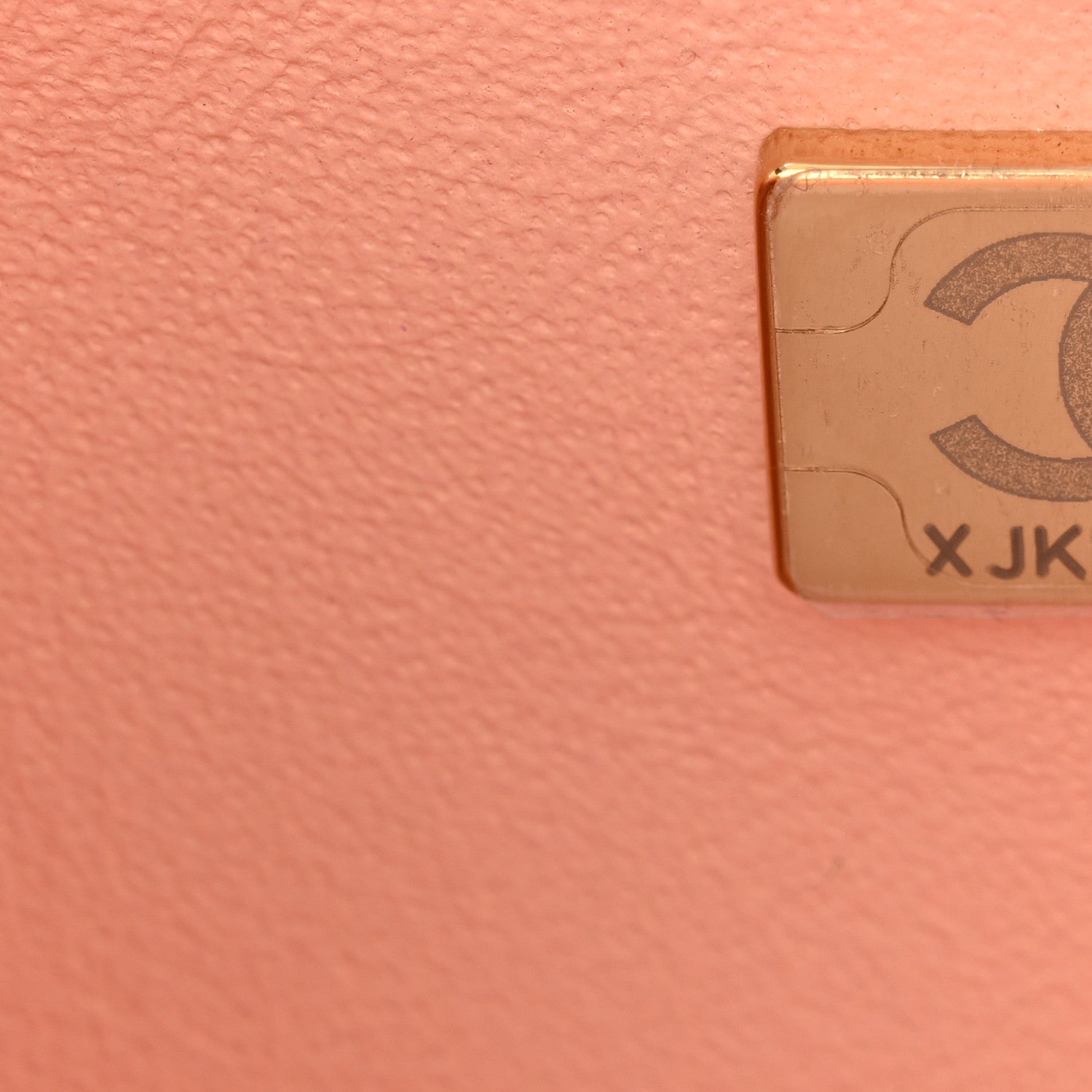 Lambskin Quilted Mini Rectangular Flap Light Pink