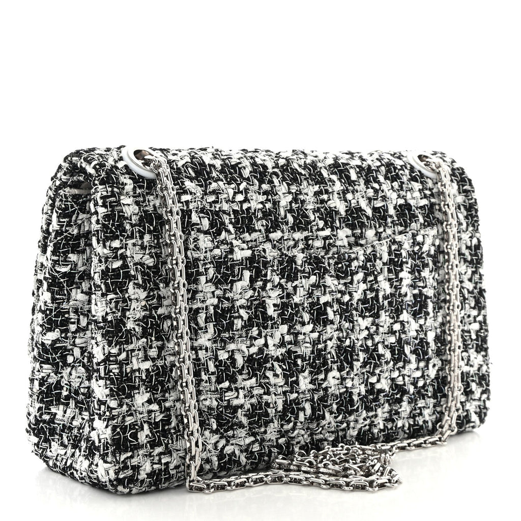 Tweed Quilted Resin 2.55 Reissue 226 Flap Black White