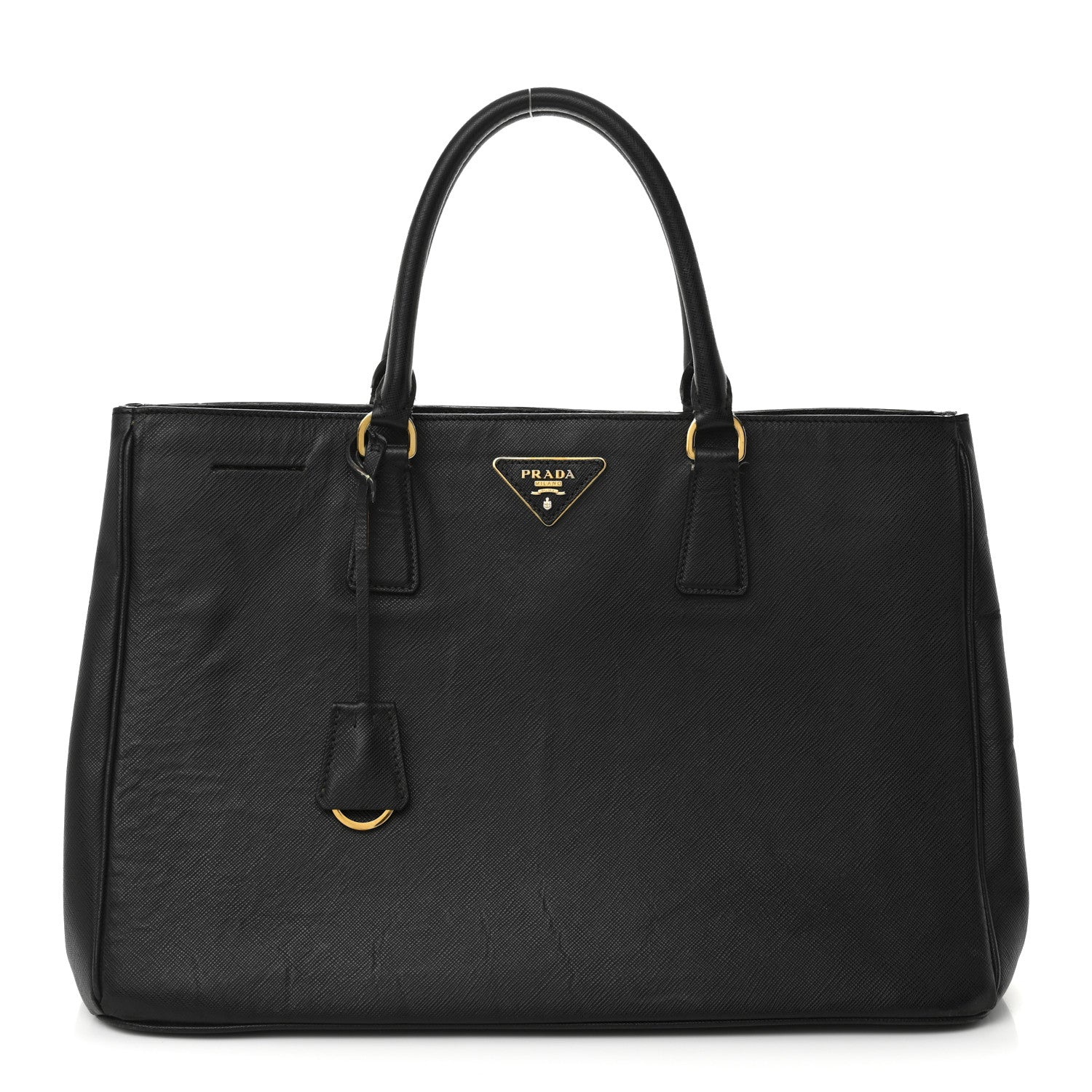 Saffiano Lux Large Tote Black