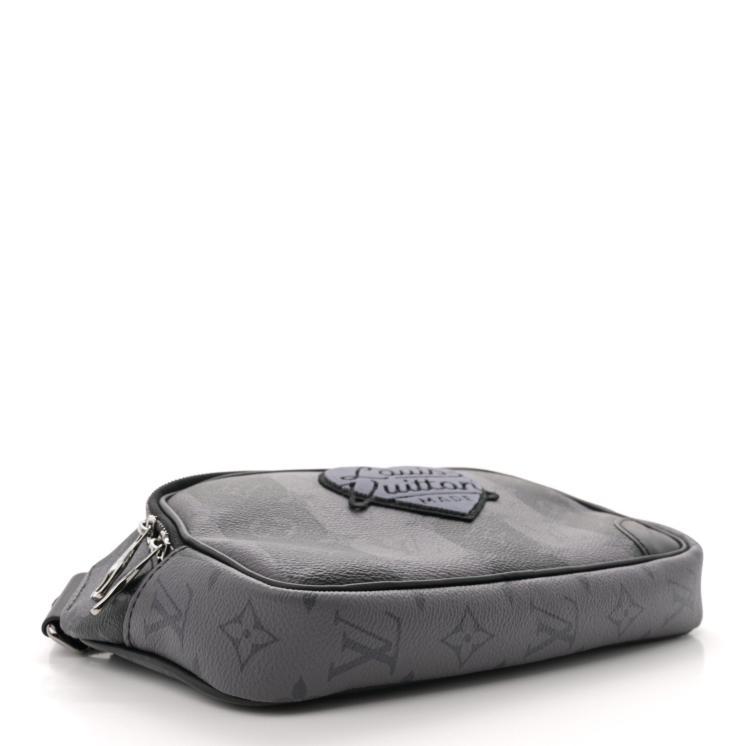 X NIGO Monogram Eclipse Stripes LV Heart Modular Sling Bag